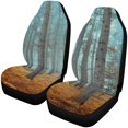 thumbnail image 1 of Juego de 2 fundas para asientos de coche ABPHQTO Dreamy Conifer Forest Universal, 1 of 3