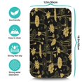 thumbnail image 4 of Washable Rubber Colorful Floral Dish Drying Mats for Kitchen Counter Home Large Coffee Bar Pad Accessories and Decor for Utensils Stemware 19.5''x12'', 4 of 5