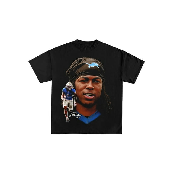 Jahmyr Gibbs shirt, lions tee football, football fan gift, big face tee football