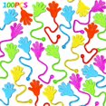 thumbnail image 1 of Manitas adhesivas Party Favors Thremhoo con purpurina, 100 unidades, para niños, 1 of 6