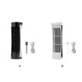 thumbnail image 2 of Scienceny Ventilador de pequeño ABS, ventilador de torre, ventiladores de aire acondicionado para el hogar, sala de estar, dormitorio, Artesanía Blanco, 2 of 6