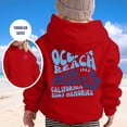 thumbnail image 2 of PMVFHDE Liquidation Chandails en Molleton à Col Rond pour Enfants, Chandail à Capuchon à Manches Longues pour Filles, Sweat à Capuche Graphique, Pulls Mignons pour Enfants, Vêtements pour Filles, Rouge, 3-4 Ans, 2 of 6