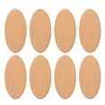 thumbnail image 1 of 60pcs Decorative Oval Wooden Pieces Unfinished Painting Wooden Cutouts, 1 of 8