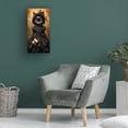 thumbnail image 4 of Canvas Wall Art - Momart 'Hallowen Cat Girl (1)' Wall Art for Living Room, Bedroom, or Office Décor by Trademark Fine Art - 16 x 32 Inches, 4 of 4
