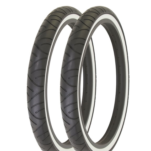 Two Tire 24 x 3.00 Black/White Side Wall HV-5189.