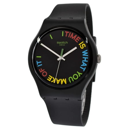 Swatch FREETID Quartz Black Dial Unisex Watch SO29B103