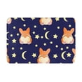 thumbnail image 2 of Goofa 16"x24" Inches Corgi Lying With Moons And Stars Doormats for Outdoor Entrance - Non-Slip Welcome Mat, Heavy Duty Door Mats Outdoor, Spring Doormat, 2 of 9