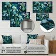 thumbnail image 4 of Designart "The Petal of Green Irises I" Irises Metal Wall Art, 4 of 5