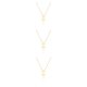 thumbnail image 2 of Collar de la amistad ajustable Minnieouse dorado, 2 of 6