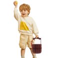 thumbnail image 3 of 1Pack Rustic Wooden Bucket Prop 36.00X26.00X26.00Cm With Handle For Dance Performance, 3 of 5