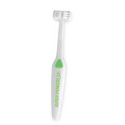 (4 Pack) KidzStuff Super Powers 3X 3-Sided Manual Kids Toothbrush Small