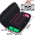 thumbnail image 3 of Herdesigns Black White Skull Skeleton Carrying Case for Nintendo Switch 2 with 20 Game Card Slots, Portable Travel Carry Case for Accessories and Console, 3 of 8