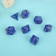 thumbnail image 4 of Heitune 7PCS / Set Eco-Friendly Material acrílico Durable de la Perla de la Raya Multi Lateral Juego de Mesa de los Dados por Family Entertainment Ocio (Perla Raya Azul), 4 of 5