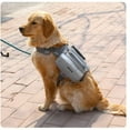 thumbnail image 7 of Large Capacity DOg training Backpack Harness Capacity Double Pack Reflective Adjustable Pet Chest Strap training storage collar, 7 of 7