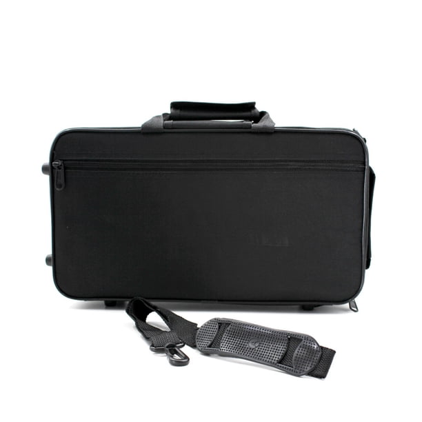 Yuarrent Caja para clarinete, paquete profesional, organizador de de tubo negro, gran capacidad, cuadrado, resistente al desgaste, Accesorios para instrumentos musicales