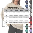 thumbnail image 3 of Garbnen Crew Neck Sweatshirt Women Fleece Lined Womens Long Sleeve Shirt Casual Fall Winter Warm Oversized Fashion Womens Pullover Tops Blue XL, 3 of 7