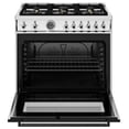 thumbnail image 2 of Bertazzoni Pro366bcfgmt Professional 36" Wide 5.9 Cu. Ft. Free Standing Gas Range -, 2 of 7