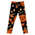 thumbnail image 3 of ZhuoLiL Girls Clothes Clearance under $5.00 Leggings for Toddler Girls 2T-3T Pants for Toddler Girls 3T 3-8 Years Girls' Fashionable Outerwear With Halloween Printed Bottom Pants, 3 of 3