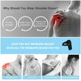 thumbnail image 3 of WALFRONT Shoulder Brace for Rotator cuff Adjustable Neoprene Shoulder Support Wrap for Dislocated AC Joint Pain Relieve, Injury Prevention and Recovery, Fits Men and Women, 3 of 5