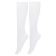thumbnail image 4 of WORGEOUS 1 Pair White Over Knee Socks Cotton Pile Style for Men and Women All Seasons Warm Comfortable, 4 of 8