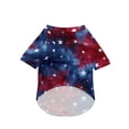 thumbnail image 4 of Dog Shirt for Large Dogs, Patriotic Star Print Navy Blue Xxxl Pet Clothes, Lightweight Dog Sweatshirt for Small Medium Large Dogs, 4Th of July Pet Outfit, Single Pack, 4 of 5