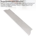 thumbnail image 4 of Square Notched Tile Trowel Stainless Steel Square Notch Trowel 2/5 X 2/5 Inch for Large Format Tiles and Flooring Installation, 4 of 7