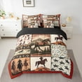 thumbnail image 2 of Manfei Cool Western Cowboy 7-Piece Twin Bedding Sets,Country Farmhouse Lodge Bedding Comforter Set,Tropical Desert Cactus Sheet Sets For Children,Breathable Home Decor Reversible, 2 of 8