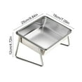 thumbnail image 3 of Spill-Proof 2L Pet Food Bowl - Heavy Duty Stainless Steel with Anti-Slip Base, 12cm Deep Design for Messy Eaters, Large Dog/Cat Bowl for Multi-Pet Homes, 3 of 6