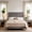 Grey, variant on Twin Velvet Wingback Bed Frame – Upholstered Platform Bed with Headboard, Strong Wooden Slats, No Box Spring Needed, Easy Assembly - Beige