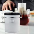 thumbnail image 4 of GUOOL Sealed Coffee Bean Jar -Way Exhaust Valve Tea Container 1.2L Creative Nordic White, 4 of 9