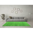 thumbnail image 3 of Ahgly Company Indoor Rectangle Abstract Green Modern Area Rugs, 3' x 5', 3 of 4