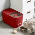 thumbnail image 3 of Food-Grade Materials Pet Food Storage Containers 10/20/30 Lbs, Durable Large Dry Food Bin With Measuring Cup Lids, For Dog Cat Bird And Other Pet Food Storage Bin, 3 of 11