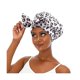 thumbnail image 1 of wonima11 Shower Cap for Women Reusable Waterproof Bath Cap for Long Hair Cap for Shower Cute Large Turban Shower Cap for Braids(Pink Leopard), 1 of 1