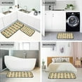 thumbnail image 4 of GZHJMY Funny Leprechuan Shamrock Clover Leaves Irish Hat Kitchen Rugs Door Mat 2PCS,Carpet Front Entrance Non-Slip Relieve Fatigue Washable Floor Mat for St. Patrick's Day, 4 of 7