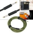 thumbnail image 4 of Cable universal eléctrico ajustable para guitarra JadeshayMX negro y verde, 4 of 5