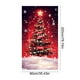 thumbnail image 3 of Christmas Door Set Door Width Door Curtain Holiday Party Decoration Christmas Tree Door Hanging Door Cover Decoration, 3 of 6