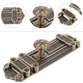 thumbnail image 5 of HONMEET 15x4.2x4cm Rectangular Zinc Alloy Vintage Slide Bolt Lock for Garage Sliding Doors 1Pc, 5 of 5