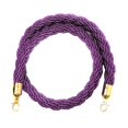 thumbnail image 4 of ziyahi Rope Barriers - Heavy Duty Crowd Control Stanchions 1.5m Crowd Control Rope Purple, 4 of 7
