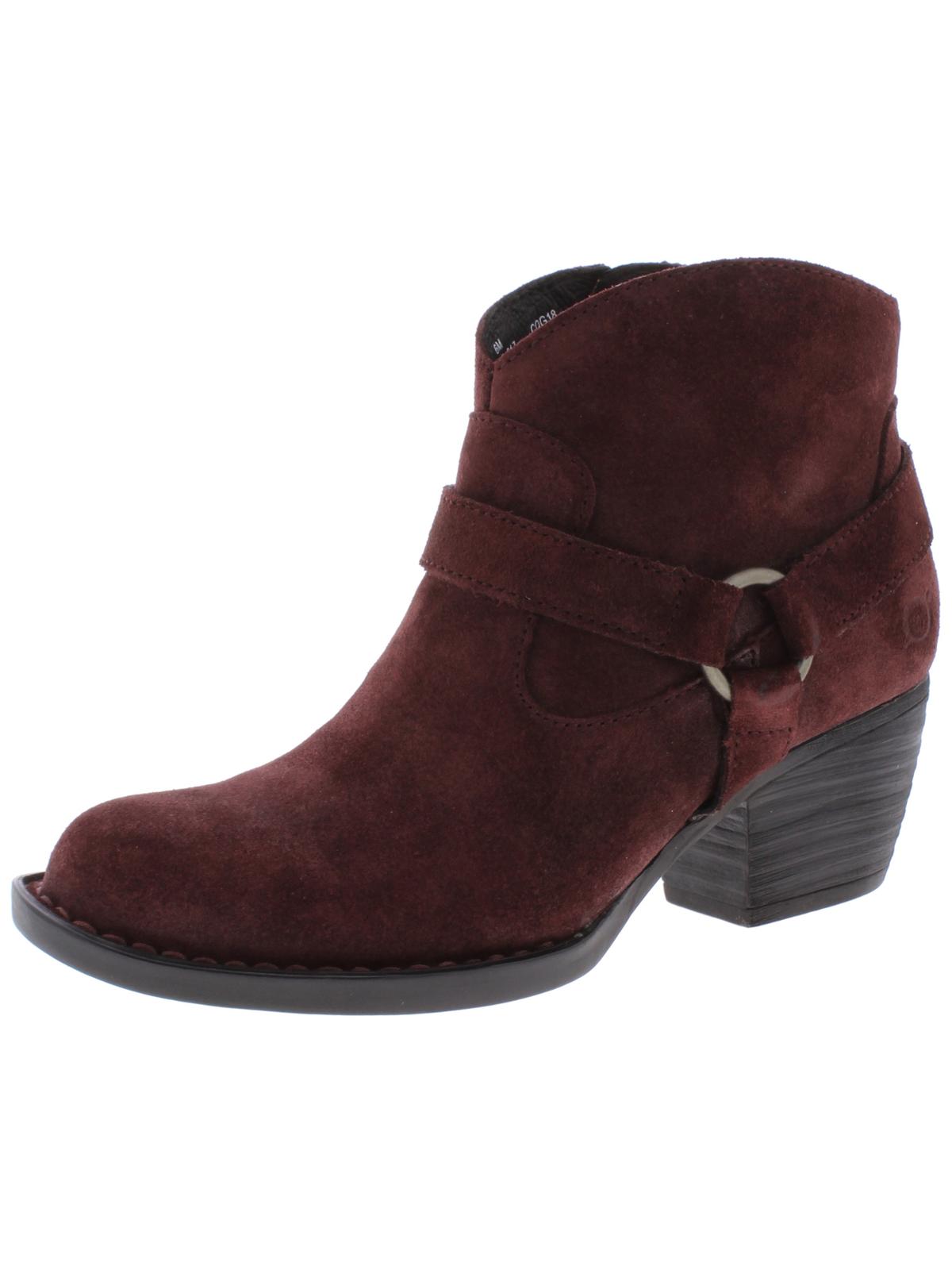 Born 2024 burgundy booties