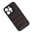 thumbnail image 3 of Funda para teléfono con diseño de chaquetas de plumas negras, piel sintética, suave, protectora para iPhone 14 Pro, 3 of 13