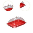 thumbnail image 6 of Serving Dish Cover Clear Cake Lid Pastry Display Case Dust Resistant with Ergonomic Grip for Home Kitchens, 6 of 9