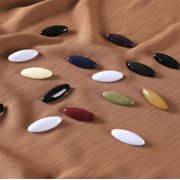 48-Pack Muslim Hijab Pins Color Black and White Safety Pins Plastic Scarf Clip