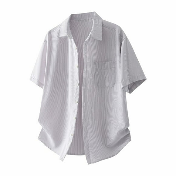 Weiqiqre Mens Shirts Casual Casual Lightweight Button Down Shirts Vacation Beach Summer Tops with Pocket
