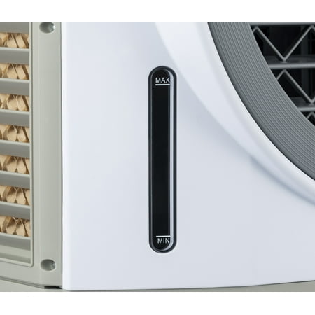 NewAir - Frigidaire Indoor and Outdoor Evaporative Cooler, 1650 CFM with Oversized 10.6 Gallon Water Tank and Easy-Glide Casters - White