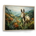 thumbnail image 2 of Designart "Horizon of Countryside Donkey VI" Animals Framed Wall Art - Modern Farmhouse Grey Donkey Bedroom Framed Canvas Wall Art, 2 of 6