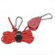 thumbnail image 1 of Cuerda de Camping Fija Ajustable Portátil Roja de 5 Piezas, Cuerda de Camping de Polea de Liberación Rápida, Adecuada para Tiendas de Campaña y Lonas, 1 of 5