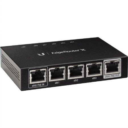 Ubiquiti EdgeRouter X Advanced Gigabit Ethernet Routers ER-X 256MB Storage 5 Gigabit RJ45 ports