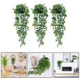 thumbnail image 2 of 3 Pcs Fake Hanging Plants, Artificial Small Potted Plants for Indoor, 2 of 10