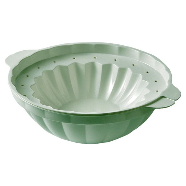sweethay Molde para cuenco de hielo, bandeja de postre Fondant, contenedor de moldes de cocina reutilizable Organizadores de utensilios de cocina Verde claro