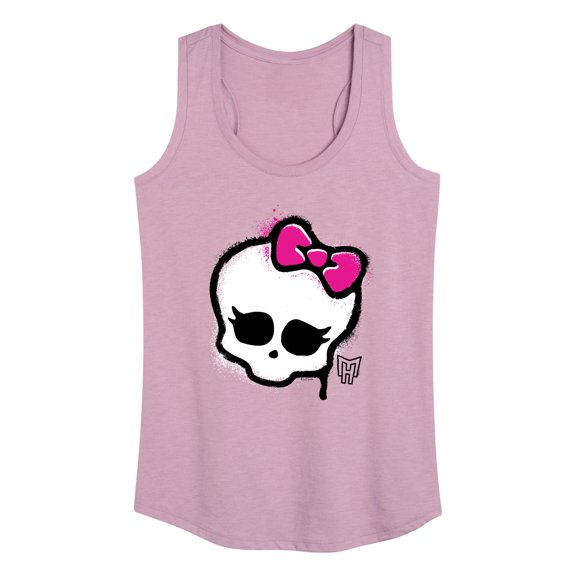 Monster High - Skull Graffiti Logo Women's Graphic Racerback Tank
